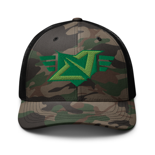 [67D47D39213C7] Aultra Camouflage trucker hat